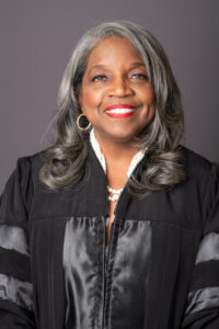 Official portrait of Judge Myra H. Dixon in judicial robes.